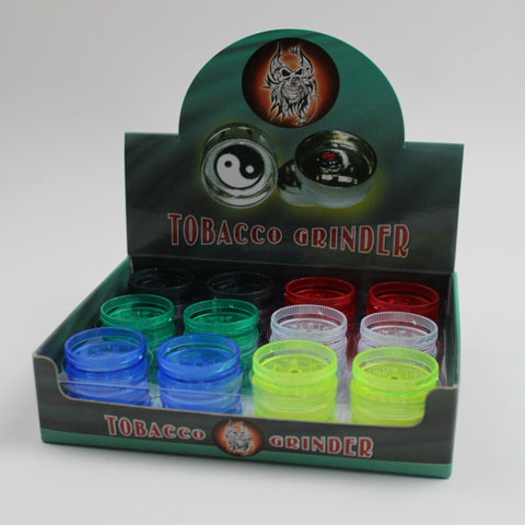 Boîte de grinder plastique mini - Boîte de 24 pcs