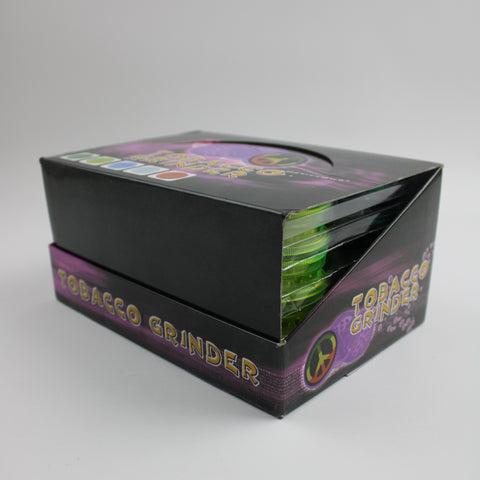 Boîte de grinder plastique maxi - Boîte de 24 pcs