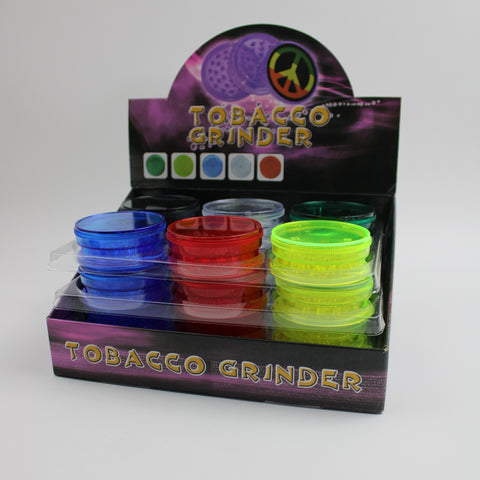 Boîte de grinder plastique maxi - Boîte de 24 pcs