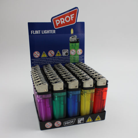 Boîte de briquets roulettes Prof - Boîte de 50 pcs