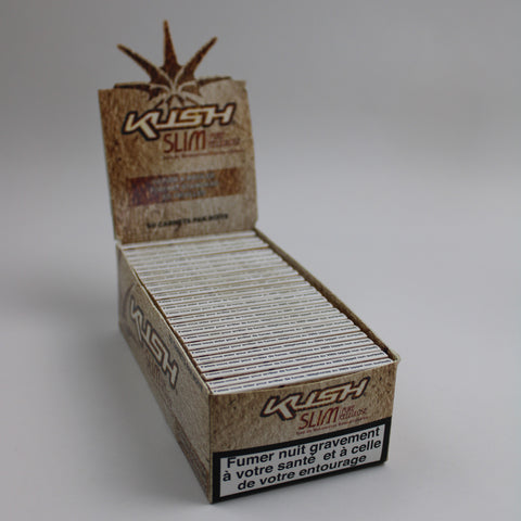 Feuilles à rouler Kush slim pure cellulose - Boîte de 50 pcs