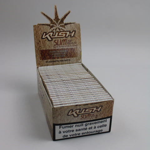 Feuilles à rouler Kush slim pure cellulose - Boîte de 50 pcs