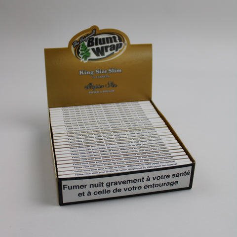 Feuilles à rouler Blunt Wrap Gold - Boîte de 25 pcs
