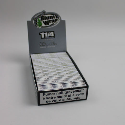 Feuilles à rouler Blunt Wrap Silver - Boîte de 25 pcs