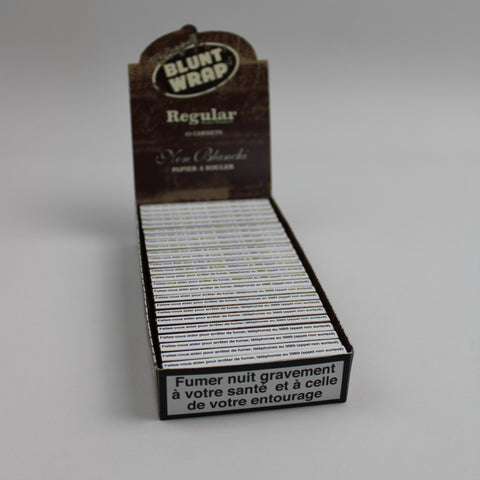 Feuilles à rouler Blunt Wrap Unbleached - Boîte de 25 pcs