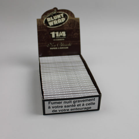 Feuilles à rouler Blunt Wrap Unbleached - Boîte de 25 pcs