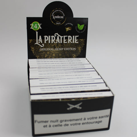 Feuilles à rouler avec filtres La Piraterie - Boîte de 24 pcs