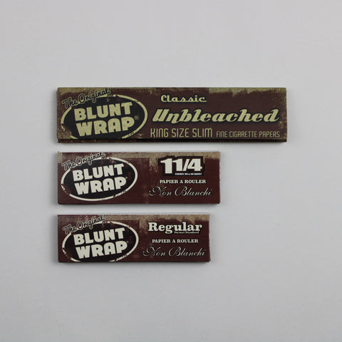 Feuilles à rouler Blunt Wrap Unbleached - Boîte de 25 pcs