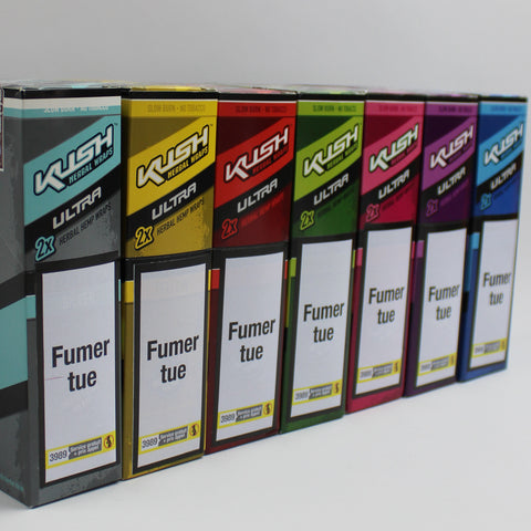 Feuilles blunt Kush Herbal wrap - Boîte de 25 pcs