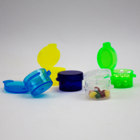 Mini boîte de rangement ronde 3ml - Lot de 100 pcs