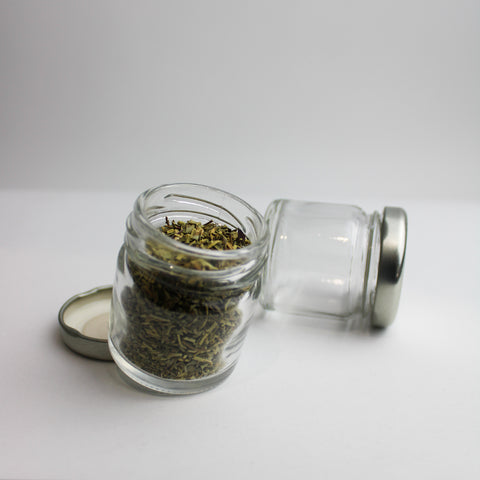 Bocal en verre couvercle aluminium 40ml - Lot de 240 pcs