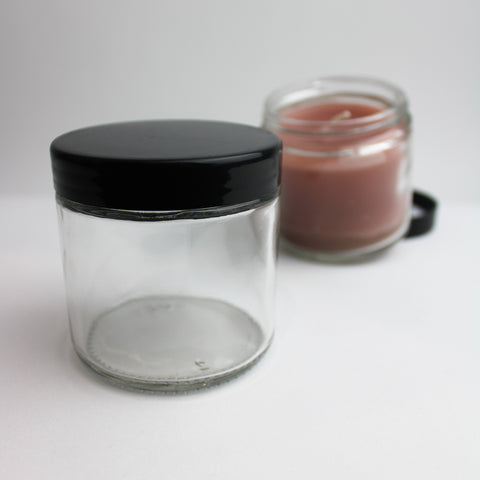 Bocal en verre couvercle lisse 160ml - vendu en lot