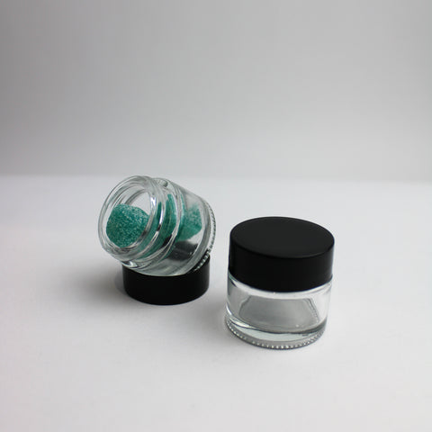 Bocal en verre couvercle lisse 10ml - Lot de 312 pcs