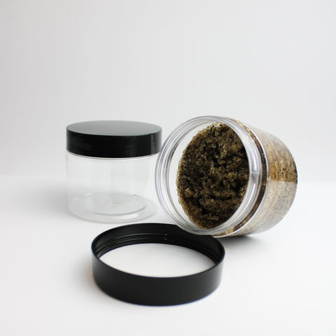 Bocal plastique couvercle lisse 150ml - Lot de 100 pcs