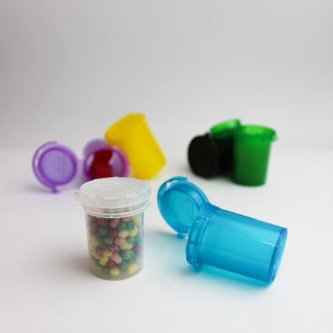 Flacon pop top inviolable 24ml - Lot de 100 pcs