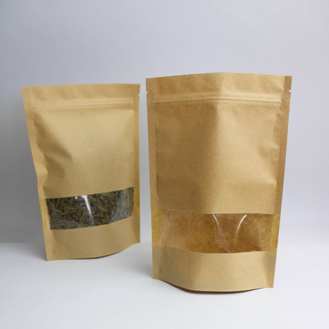 Doypack Kraft - 150x220+40mm - Lot de 100 pcs