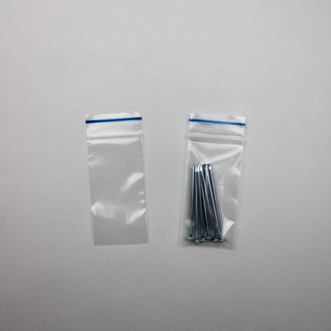 Sachet transparent 60μ - 40x75mm - Boîte de 1000 pcs