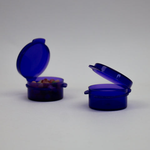 Mini boîte de rangement ronde 5ml - Lot de 100 pcs