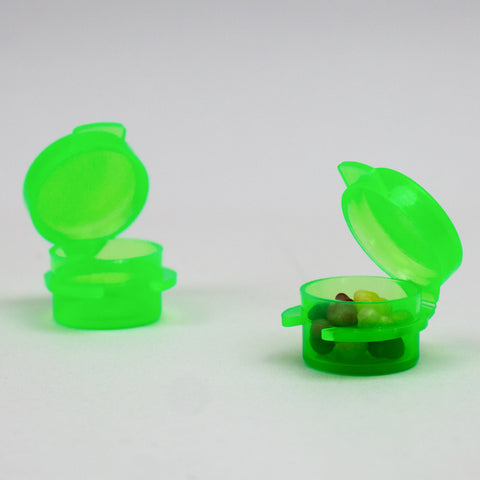 Mini boîte de rangement ronde 1ml - Lot de 100 pcs