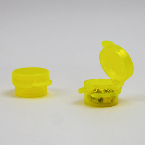 Mini boîte de rangement ronde 1ml - Lot de 100 pcs