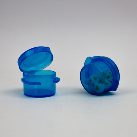 Mini boîte de rangement ronde 3ml - Lot de 100 pcs