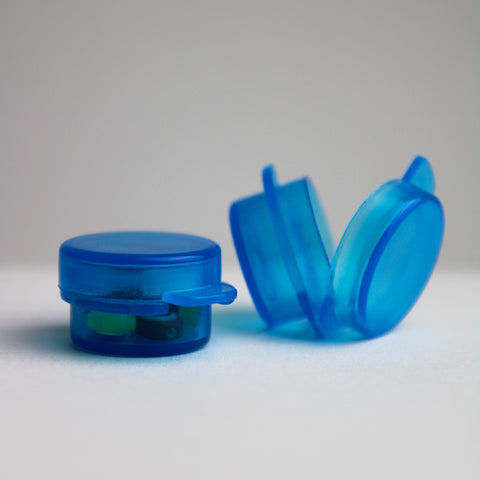 Mini boîte de rangement ronde 1ml - Lot de 100 pcs