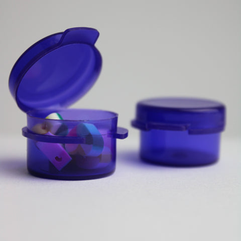 Mini boîte de rangement ronde 3ml - Lot de 100 pcs