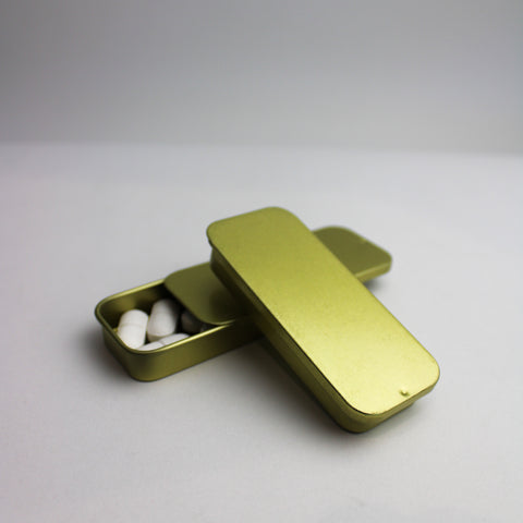 Conserve couvercle coulissant 80x34mm - Lot de 100 pcs