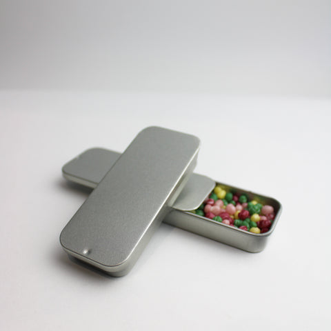 Conserve couvercle coulissant 80x34mm - Lot de 100 pcs