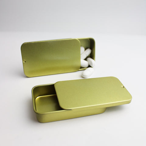 Conserve couvercle coulissant 70x40mm - Lot de 100 pcs