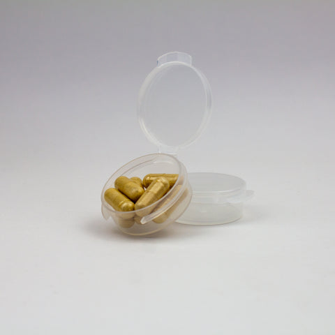 Mini boîte de rangement ronde 10ml - Lot de 100 pcs