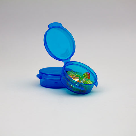 Mini boîte de rangement ronde 10ml - Lot de 100 pcs