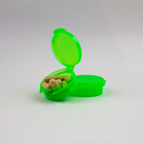 Mini boîte de rangement ronde 10ml - Lot de 100 pcs